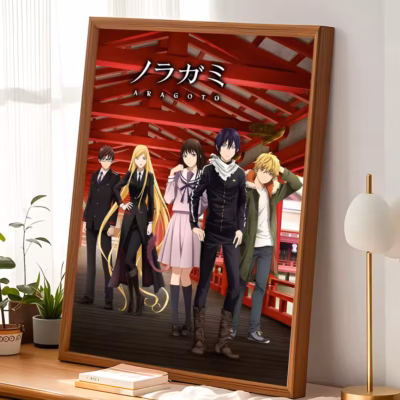 Noragami Action Scene Wall Art