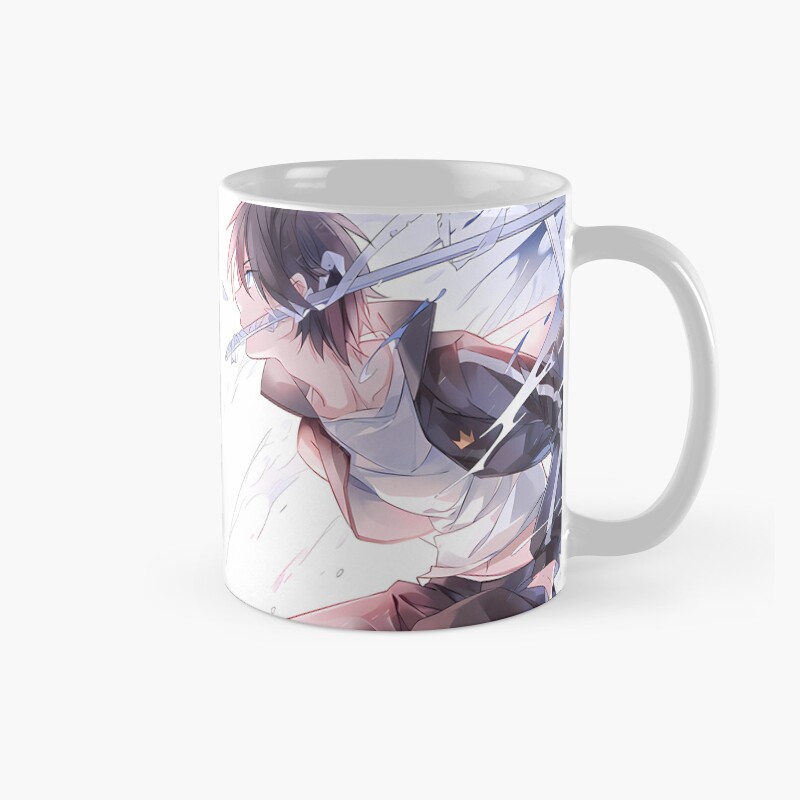 Yato Noragami Dynamic White Motion Burst Mug