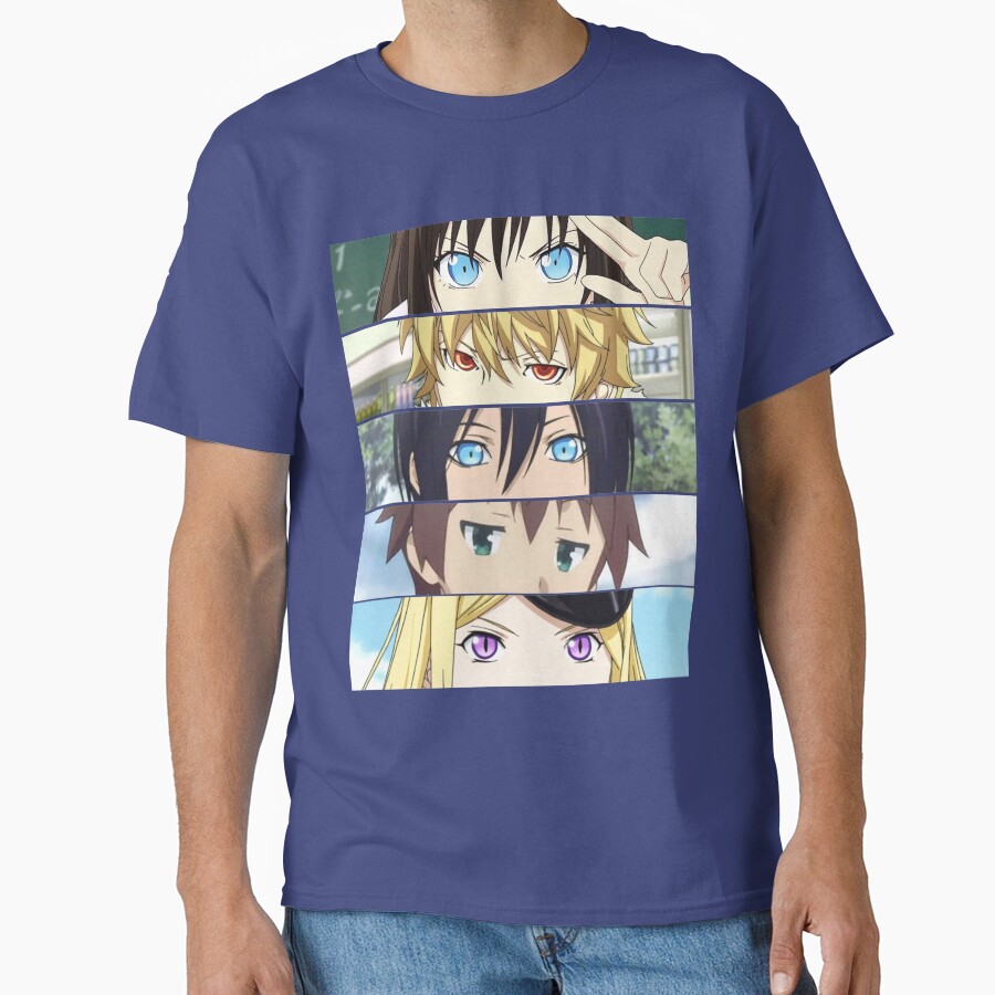Five Eyes Beautiful Anime Noragami Art T-shirt - Image 4