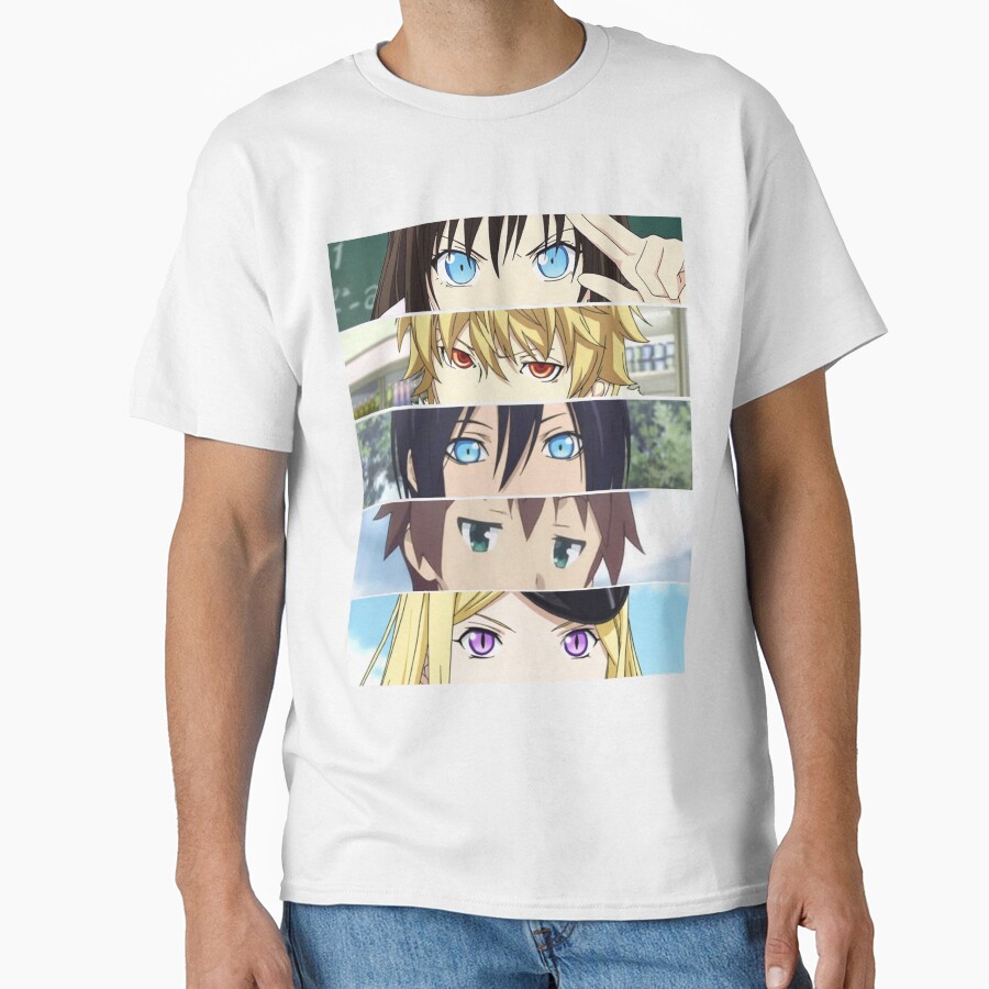 Five Eyes Beautiful Anime Noragami Art T-shirt - Image 2