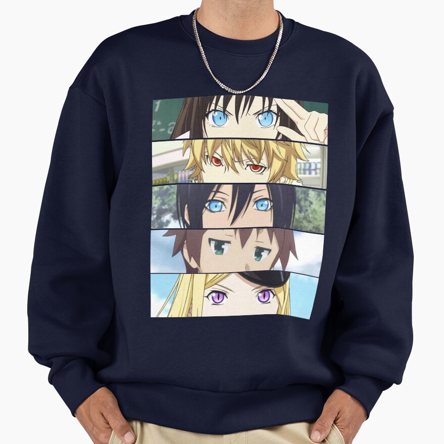 Five Eyes Beautiful Anime Noragami Art Sweatshirt - Image 5