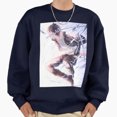 Yato Noragami Dynamic White Motion Burst Sweatshirt
