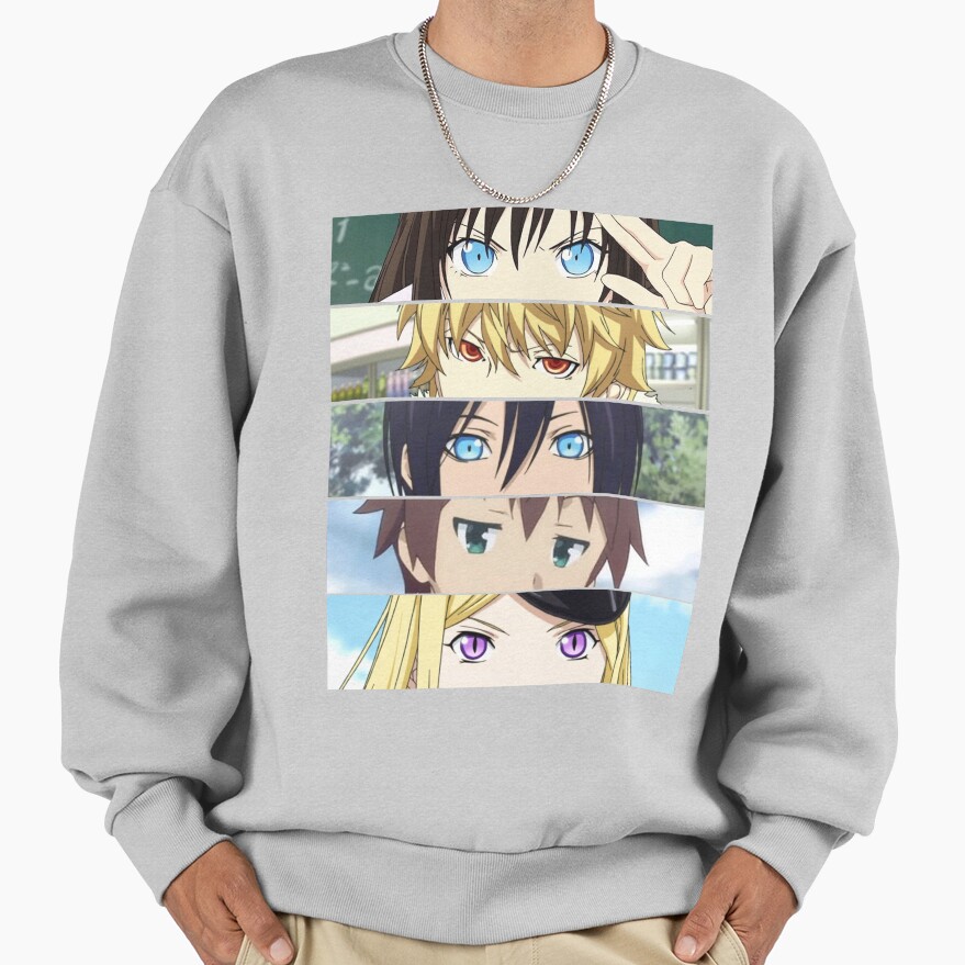 Five Eyes Beautiful Anime Noragami Art Sweatshirt - Image 4