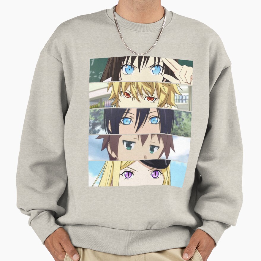 Five Eyes Beautiful Anime Noragami Art Sweatshirt - Image 3