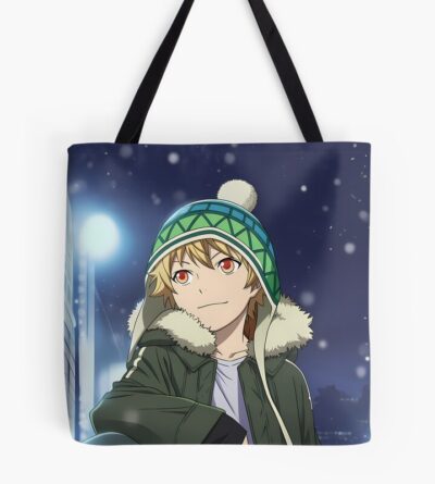Yukine Noragami Snowy City Beanie Winter Night Mood Tote Bag