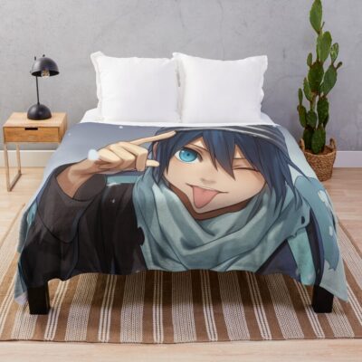 Noragami Yato Vibrant Throw Blanket
