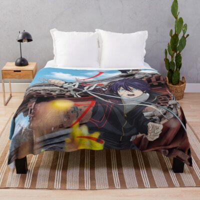Noragami Yato And Yukine Throw Blanket