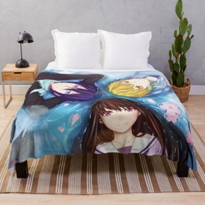 Noragami Having Fun Throw Blanket