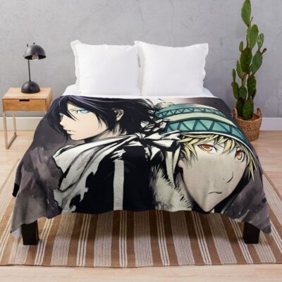 Noragami Yato And Yukine 1 Throw Blanket