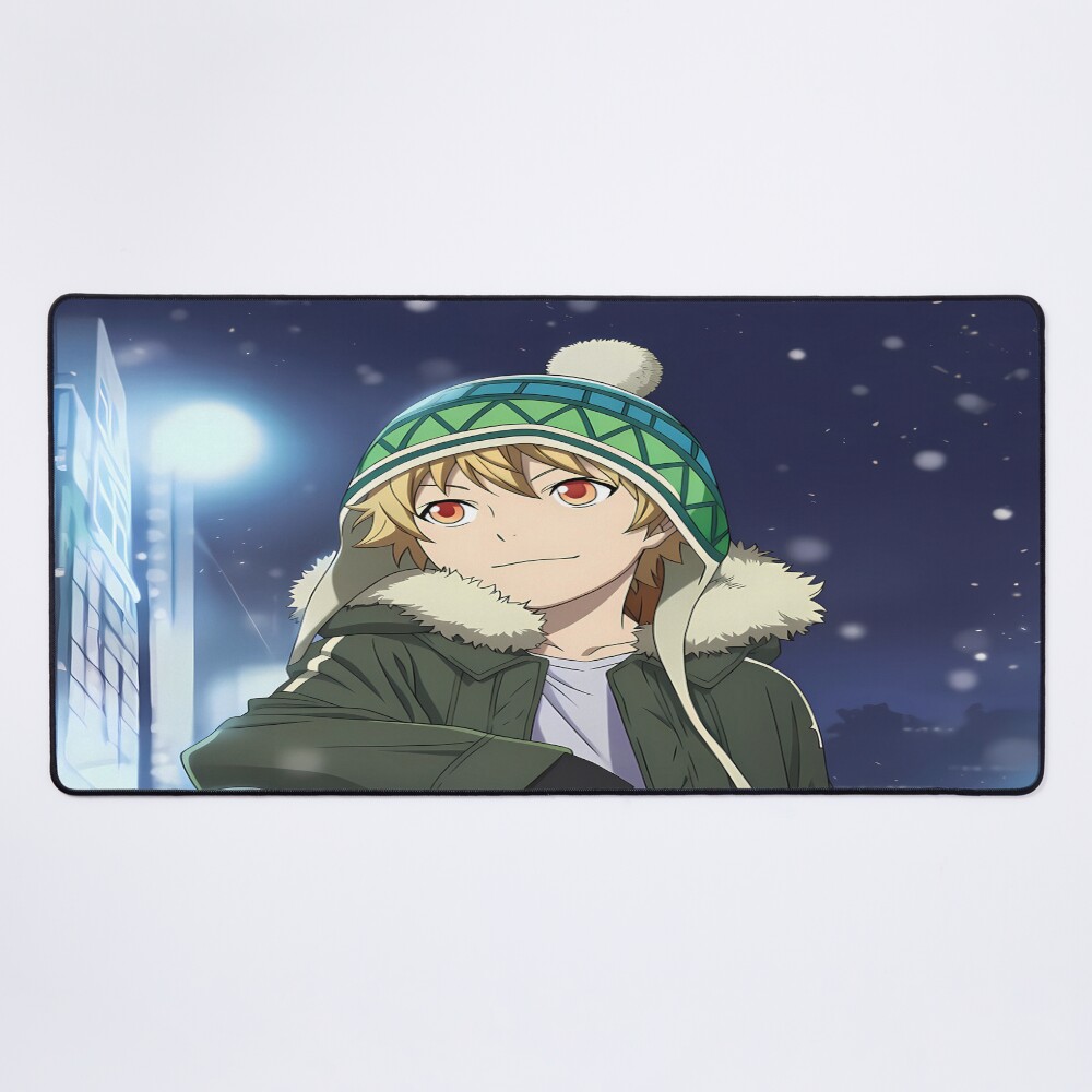Yukine Noragami Snowy City Beanie Winter Night Mood Mouse Pad