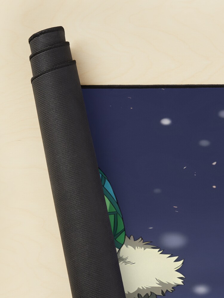 Yukine Noragami Snowy City Beanie Winter Night Mood Mouse Pad - Image 2
