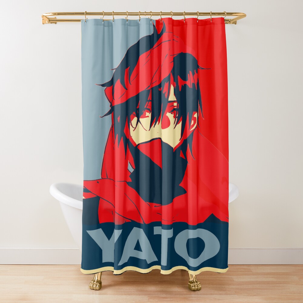 Color Yato Anime Noragami Art Shower Curtain