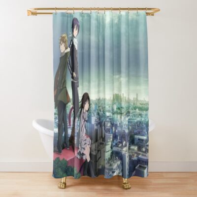 Noragami Minimalist Shower Curtain