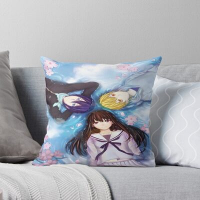 Noragami Having Fun Throw Pillow